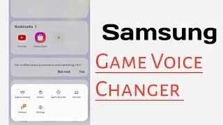 Samsung Galaxy Game Voice Changer | Samsung Galaxy Game Me Voice Change Kaise Kare