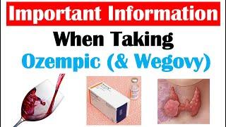 Taking Ozempic? What To Avoid, Who Shouldn’t Take It, Factors That Worsen Side Effects, & Cancer