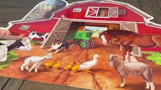 Big Barn Animal Floor Jigsaw Puzzles for kids Melissa & Doug Animal Farm Puzzles