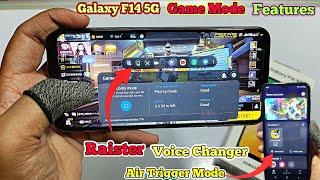 Samsung Galaxy F14 Game Mode Features | Samsung Smartphone Game Booster | Voice Changer Like Raistar