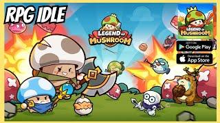 LEGEND OF MUSHROOM | NOVO RPG IDLE MOBILE, FARM AFK, GAMEPLAY, ITENS, UPGRADES, RANKING - GRÁTIS