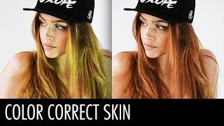 How to Color Correct Skin in Photoshop - Fix Tanning, Uneven Skin Tone and Color Cast