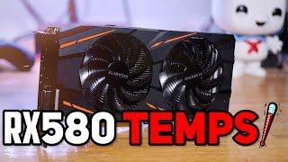 Gigabyte RX580 Temperatures while Gaming & Benchmarking