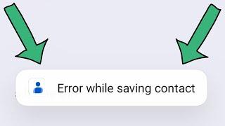 Fix error saving contact | error while saving contact | contacts not deleting in android phone