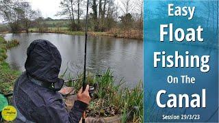 Canal Waggler Fishing - Easy Float Fishing - Rain, Roach, Boats & Frustration - 29/3/23 (Video 395)