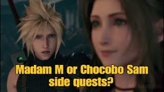 Final Fantasy 7 - Get Madam M or Chocobo Sam's requests (Odd Jobs side quest) Chapter 9 guide