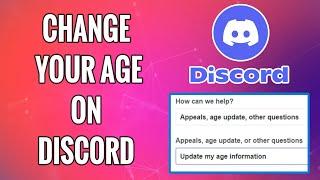 How To Change Your Age On Discord 2022 | Change Birthdate (Birthday) In Discord Account
