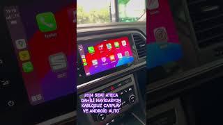 2024 SEAT ATECA ARACIMIZA ÇİFT NAVİGASYON EKLENTİSİ VE KABLOSUZ CARPLAY- ANDROİD AUTO AKTİVASYONU