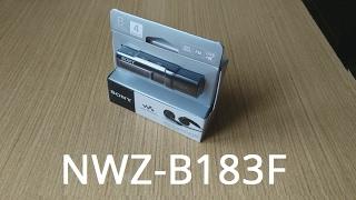 NWZ-B183F - unboxing, read/write speed benchmark