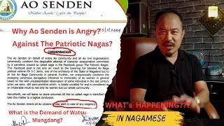 WHY Ao Senden STRONG WARNING to The Patriotic Nagas?  Facebook... || Imli P Lemtur