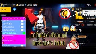 free fire hack free unlimited diamond and gold  or v batch bhi 