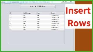 JAVA - How To Insert All JTabe Data Into MySQL Database In Java Netbeans [ With Source Code ]