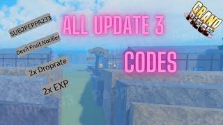 [GPO] All Update 3 Codes! | 2x Exp, 2x Droprate, DF Notifier and Stat Resets!