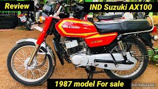 1987 Model IND SUZUKI AX 100 Review|for sale