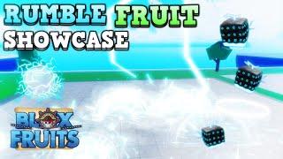 RUMBLE FRUIT V1 & V2 SHOWCASE!  | Blox Fruits