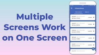 How to do Multiple Screens Works on One Screen Kodular