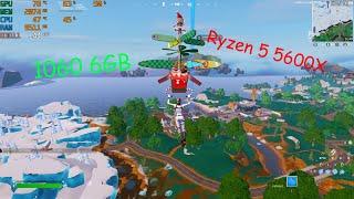 Fortnite Gameplay Ryzen 5 5600X 1060 6GB 1080p competitive settings