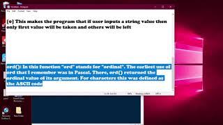 Python Program To Find ASCII Value Of A Character How to find ASCII Value Of Charcters In Python