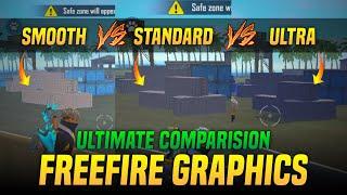 Freefire Graphic Comparision :: Smooth Vs Standard Vs Ultra | Freefire Best Graphic Settings 2021