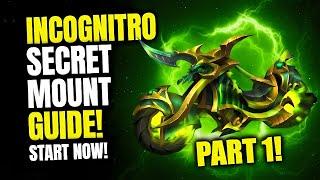 PART 1: Incognitro Mount Guide | How To Get Incognitro Felcycle Mount | Peculiar Key | Ratt's Race