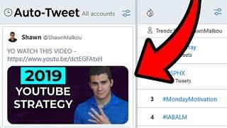 How to Auto Tweet a YouTube Video Out!