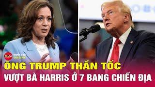 Cập nhật bầu cử Mỹ 2024: Bà Harris “tụt dốc không phanh”, ông Trump tạo cuộc lội ngược dòng lịch sử?