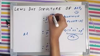 Lewis dot structure of Alf3 | Aluminium trifluoride structure | Inorganic chemistry