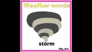 Today the weather is? #englishforkids #englishforbeginners #englishforbignners #englishathome