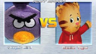 M.U.G.E.N BATTLES | Purple Bird vs Daniel Tiger | Angry Birds vs Daniel Tiger's Neighborhood