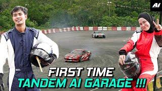 FIRST TIME TANDEM AI GARAGE !!! ALIEFF DAN BELLA BELAJAR LAYOUT BARU...