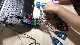 Multiple RC522 arduino rfid 2 ( 10 EA RC522 Arduino RFID demonstration video )