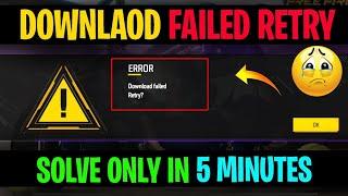 Free Fire Max Error Download Failed Retry | Error Download Failed Retry Problem Solve Trcik In 2025