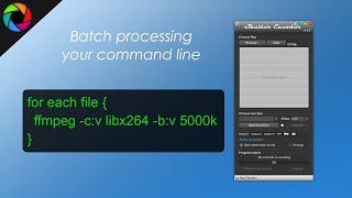 Batch process ffmpeg command line