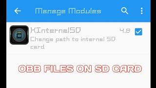 how to move games obb files on sd card no root android