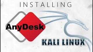 Installing AnyDesk remote desktop on Kali Linux