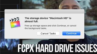 How To Fix Final Cut Pro X Taking Up All Your Hard Drive Space