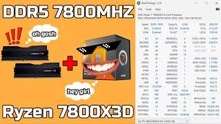 DDR5 7800Mhz VS 6400Mhz On The 7800X3D Surprised Me!