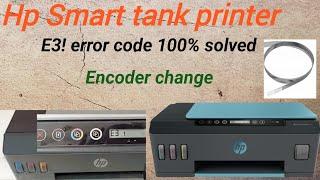 How to hp smart tank 515 printer E3 error code, paper jam problem, hp E3 error 500,510 516,520,521..