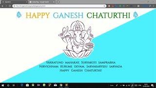 Create Ganesh Chaturthi Wishing Website using HTML and CSS in Hindi with Free Script