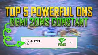 Best Dns Get 20 MS Low Ping | Network And Ping Issue Fix | Network Issue Fix 2024 3.2 update bgmi