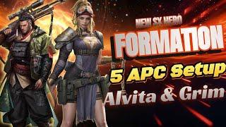  New Hero Formations & 5 APC Setup ⭐ Alvita & Grim ::: Last Shelter Survival #24EGaming