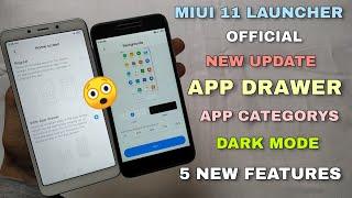 MIUI 11 New System Launcher Update | App Drawer & Dark Mode | Use Any Xiaomi & Redmi Smartphones