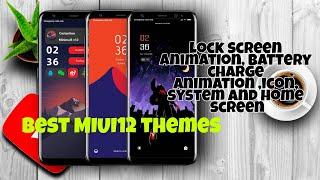 NewMIUI12 themes with lock screen animation, icon animation, home screen animation, system animation