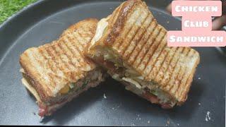 Chicken Club Sandwich Recipe |  #cookwithishrat #fullvideo