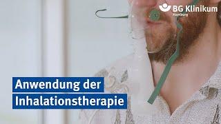 Anwendung der Inhalationstherapie | BG Klinikum Hamburg