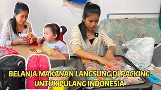 BELANJA MAKANAN & PACKING BAJU PULANG KE INDONESIA. DAN INI ALASAN KENAPA TIDAK BAWA XIXI