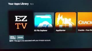 Install EZTV/Kodi on a new firestick.