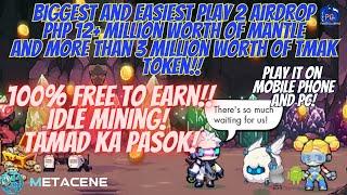 PHP 3K IN 1 DAY PAG SWERTE! - EARN FOR FREE - XMETACENE- EASIEST PLAY 2 EARN FOR FREE - PLAY IT AFK!