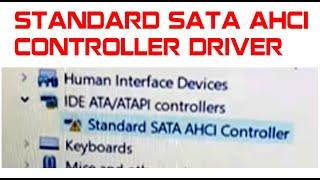 Standard SATA AHCI Controller Driver on Windows 10