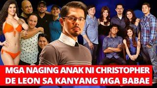 MGA NAGING ANAK NI CHRISTOPHER DE LEON SA KANYANG DALAWANG BABAE